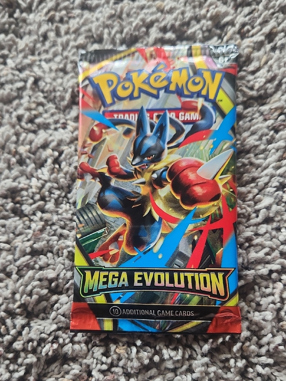 nwt Pokemon Mega Evolution Booster Pack - Blue, Red, Yellow